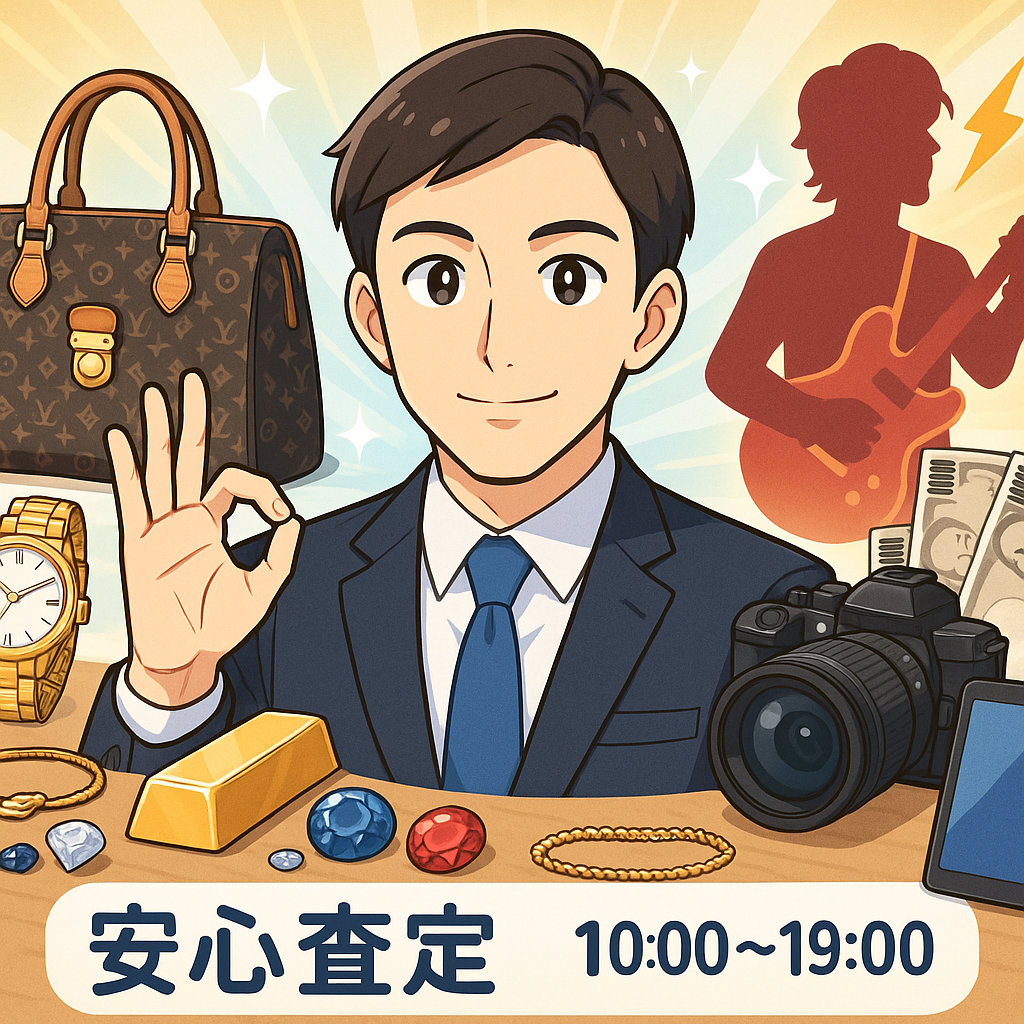 買取大吉豊見城名嘉地店の安心査定 10:00〜19:00対応