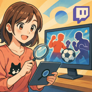 ABEMAで気になる試合を探す手順：ツイッチ検索との併用術