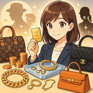 K18の金 買取とシャネル買取、当社の査定基準の考え方