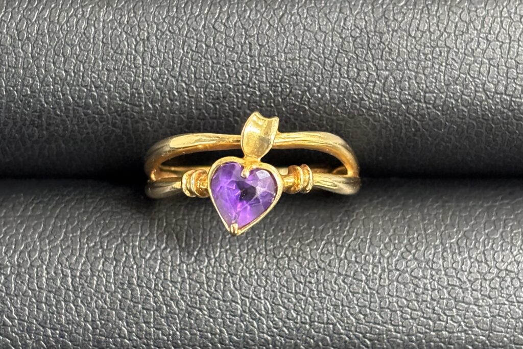 k18アメジストリング