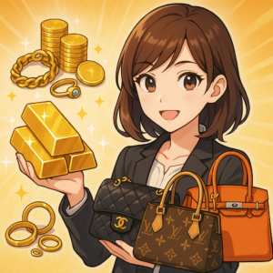 金・貴金属買取とシャネル/ヴィトン/エルメスの要点