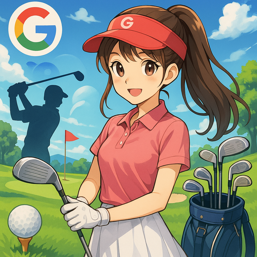 Google急上昇のゴルフ 14本ルールで初ラウンド準備