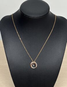 ネックレス　K10ダイヤ