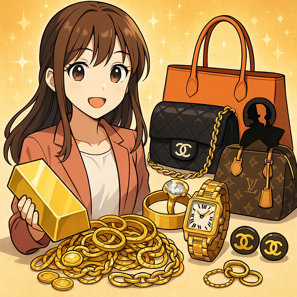 3月の金 買取・貴金属買取とシャネル・ヴィトン買取の勘所