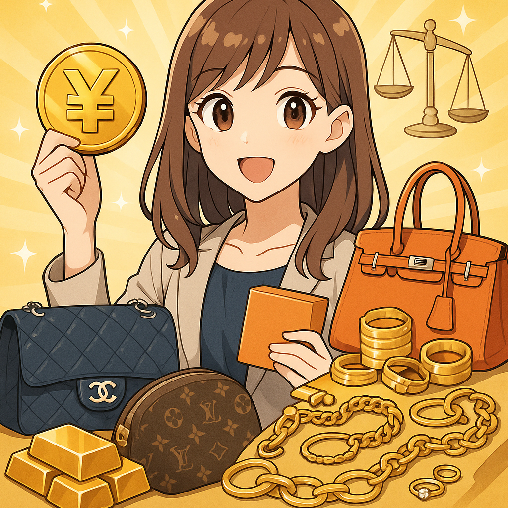 シャネル・ヴィトン・エルメス買取と金 買取で損しない売却術