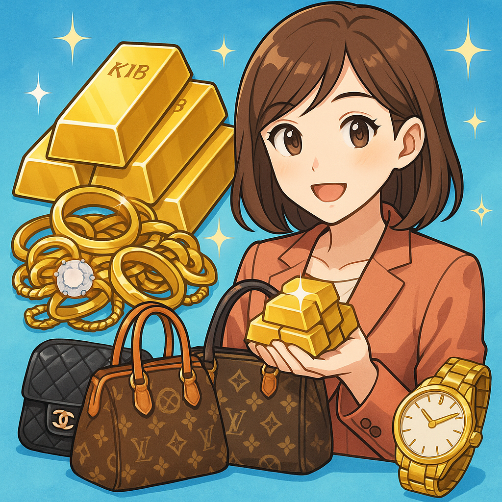 4月の金 買取とブランド品買取：K18やシャネル買取も強化中