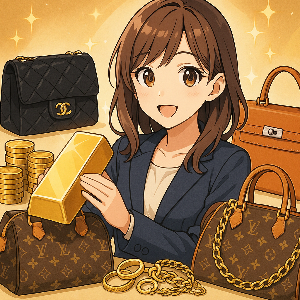 シャネル・ヴィトン・エルメス対応の金 買取・ブランド品買取
