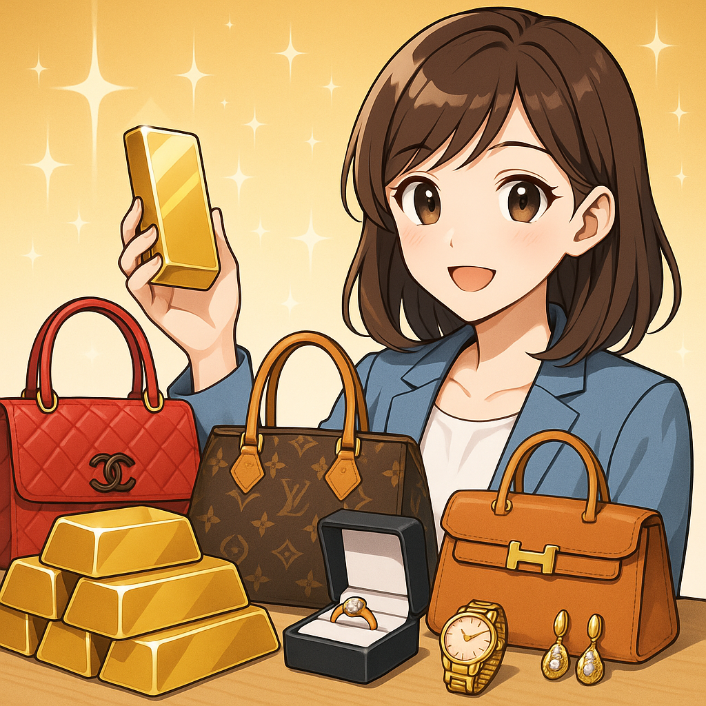 金やブランド品の買取市場の現状とその魅力
