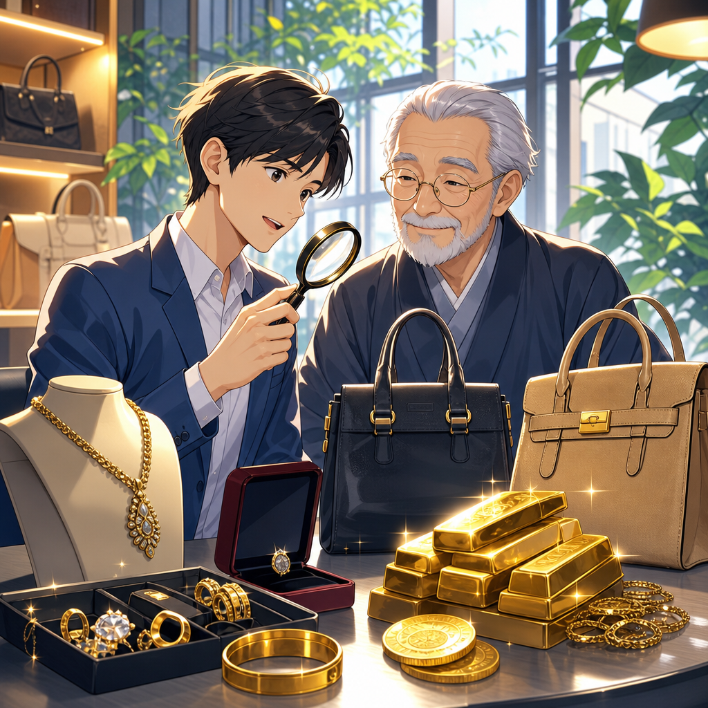 RE:TANAKAと銀蔵に学ぶ金買取とブランド査定