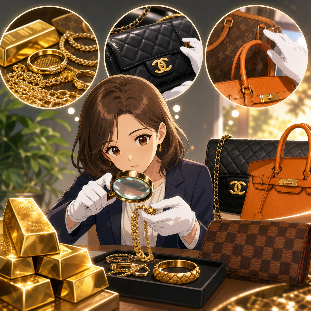 金買取とシャネル買取で査定前に見る3項目