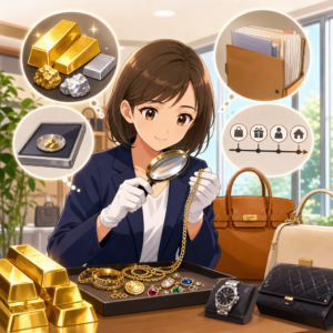 金買取とブランド品買取、査定で見える素材と履歴