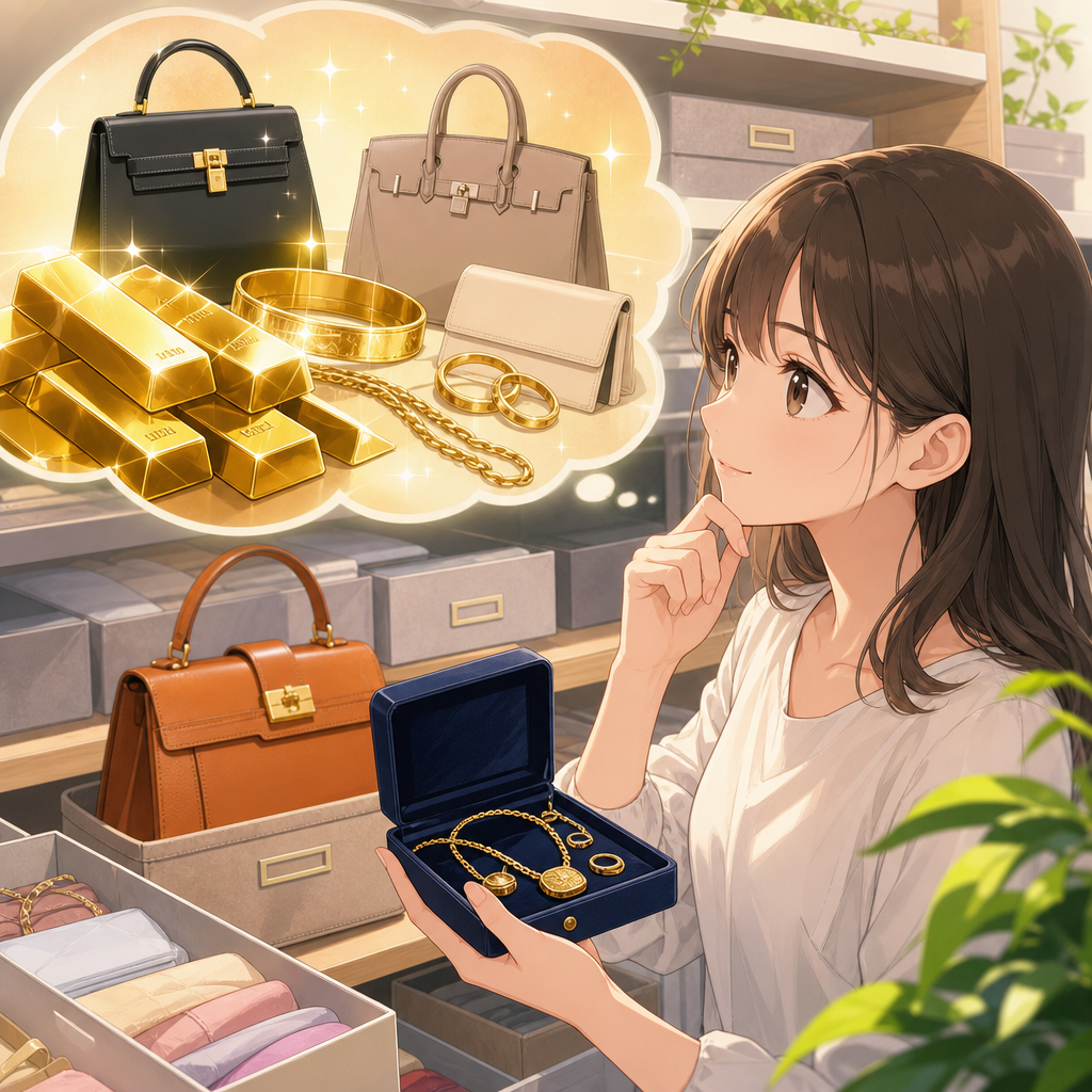 金買取とエルメス買取は保管状態から見る