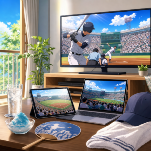 甲子園中継をテレビと配信で迷わず見る準備