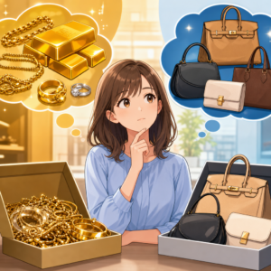 金買取とブランド品買取を迷わない品物の分け方