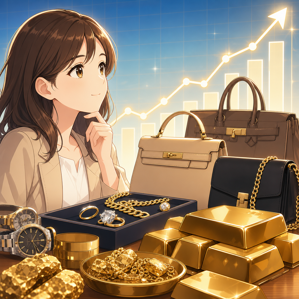 金買取とブランド品買取は相場推移と状態で見る