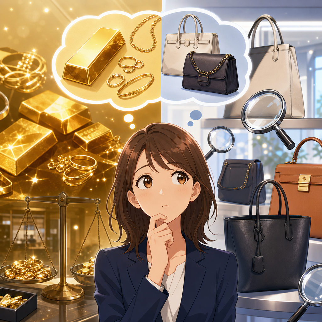 金買取とブランド品買取で査定軸が変わる理由