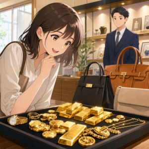 金買取とブランド品買取、眠った資産を店頭で見直す