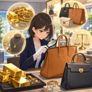 金買取とブランド品買取、査定でバッグの差が出る理由
