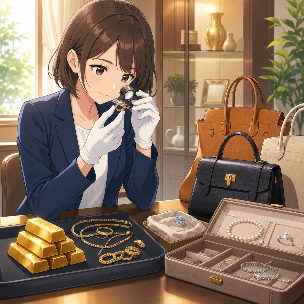 金買取とブランド品買取、保管状態で見る査定