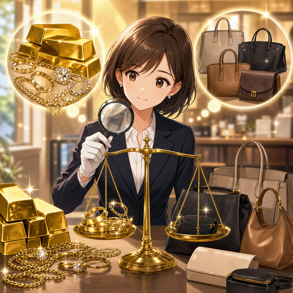 金買取とブランド品買取は相場と状態で決まる